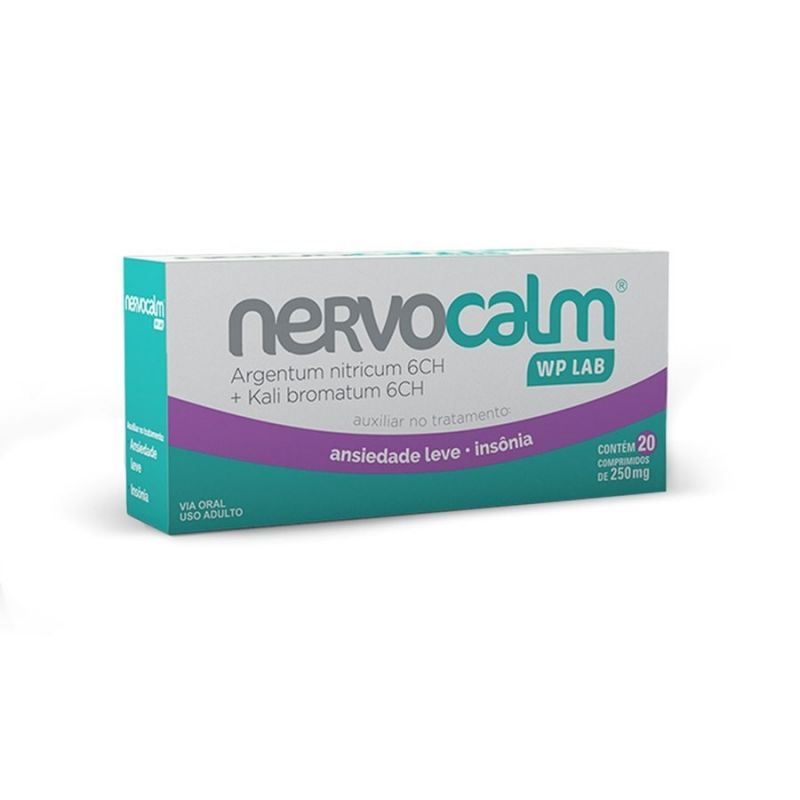 NERVOCALM 250MG COM 20 COMP