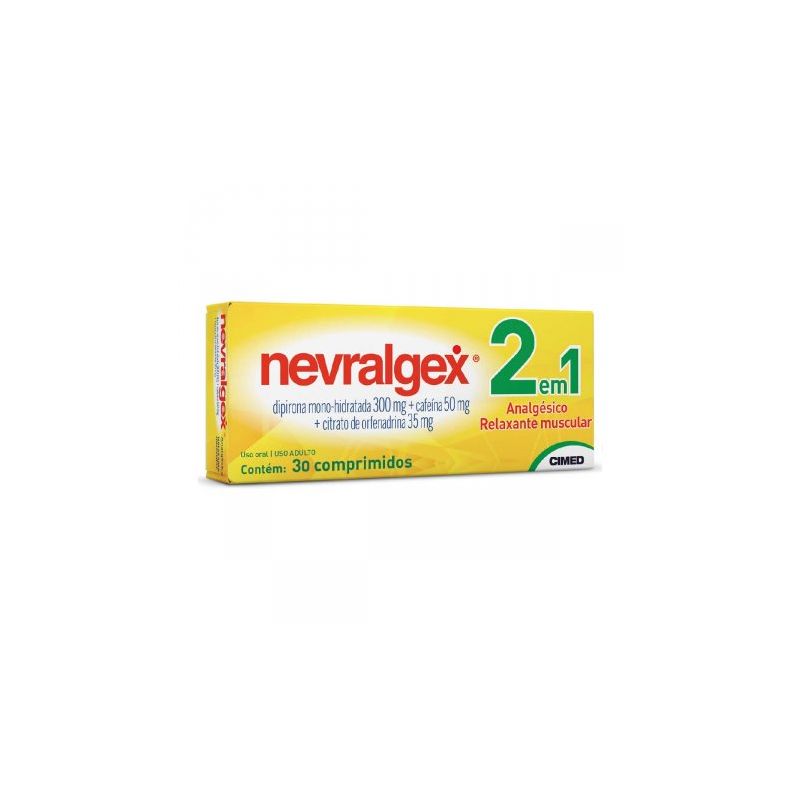 NEVRALGEX COM 30 COMPRIMIDOS