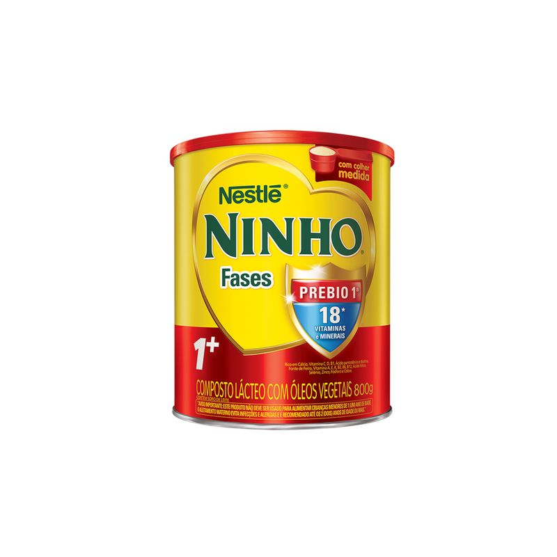LEITE NINHO FASES 1+ 800G