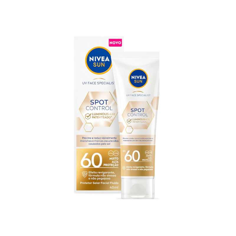 PROT SOLAR FACIAL NIVEA SUN SPOT CONTROL LUMINOUS FPS60 40ML