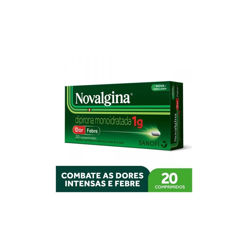 NOVALGINA 1G COM 20 COMPRIMIDOS-SANOFI-