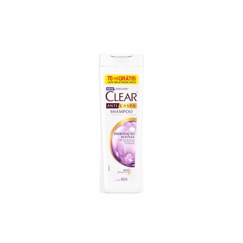 SHAMPOO CLEAR ANTICASPA LEVE 400ML PAGUE 330ML