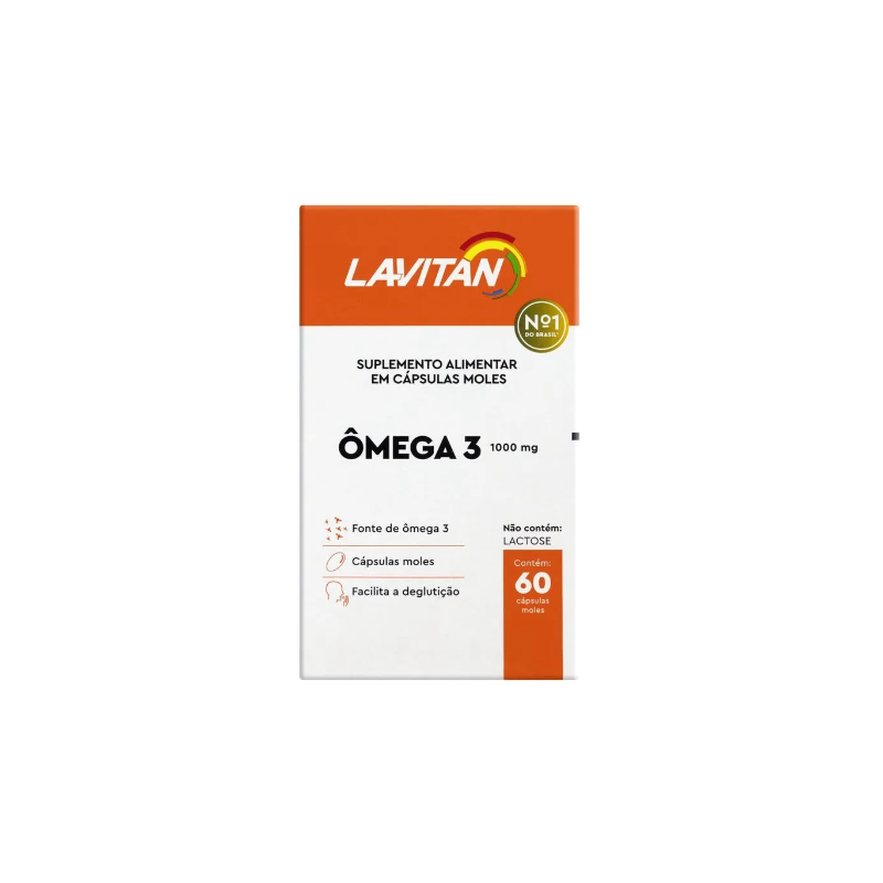 LAVITAN ÔMEGA 3  1.000MG COM 60 CÁPSULAS