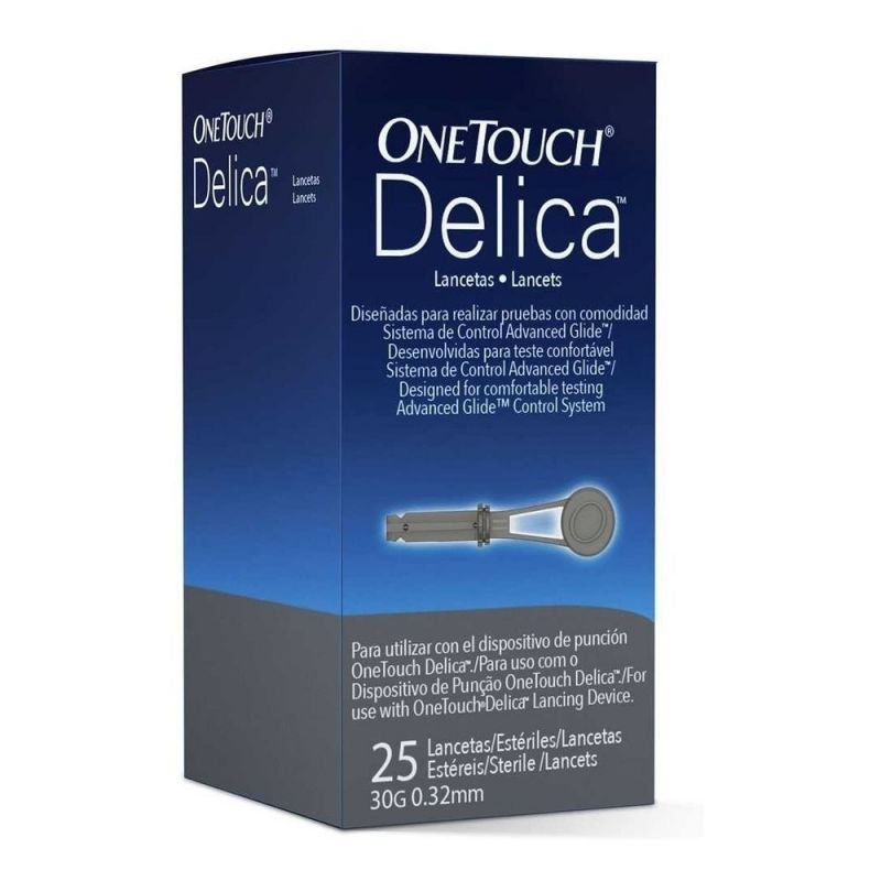 ONETOUCH DELICA COM 25 LANCETAS