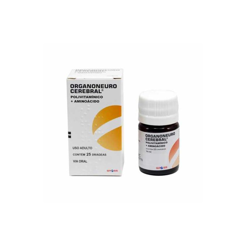 ORGANONEURO CEREBRAL COM 25 DRÁGEAS-GROSS