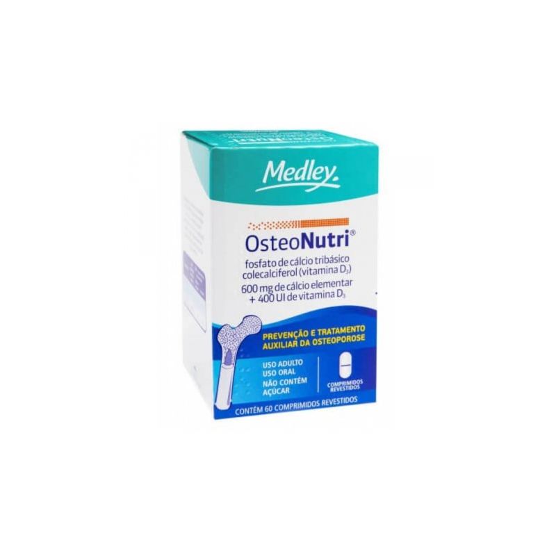 OSTEONUTRI 600MG/400UI COM 60 COMPRIMIDOS 