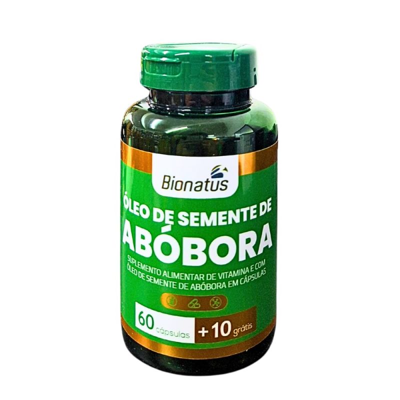 OLEO SEMENTE DE ABOBORA GREEN COM 70 CAPSULAS BIONATUS