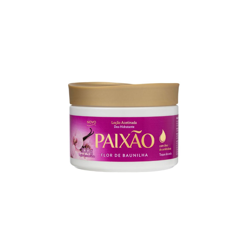 LOCAO CORPORAL PAIXAO FLOR DE BAUNILHA 300G 