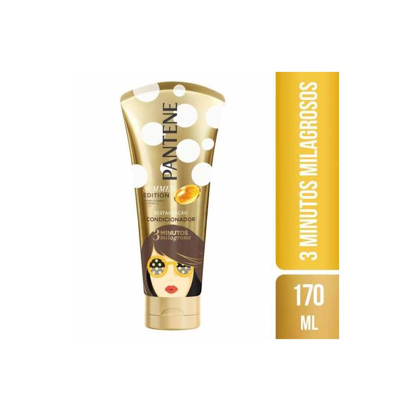 CONDICIONADOR PANTENE 3MIN RESTAURAÇÃO SUMMER 170ML