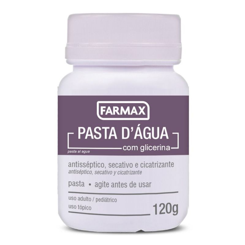 PASTA DE AGUA FARMAX COM 120G