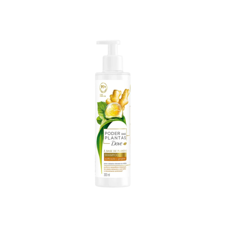 SHAMPOO DOVE 300ML PODER DAS PLANTAS PURIFICADORA