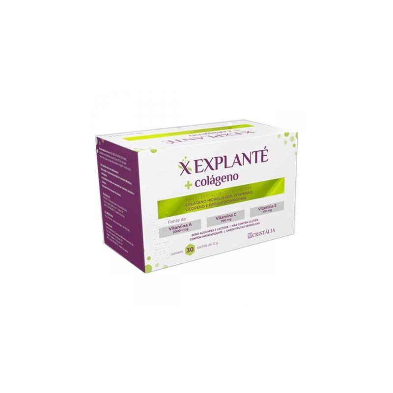 EXPLANTE + COLAGENO 12G COM 30 SACHE-CRISTALIA-