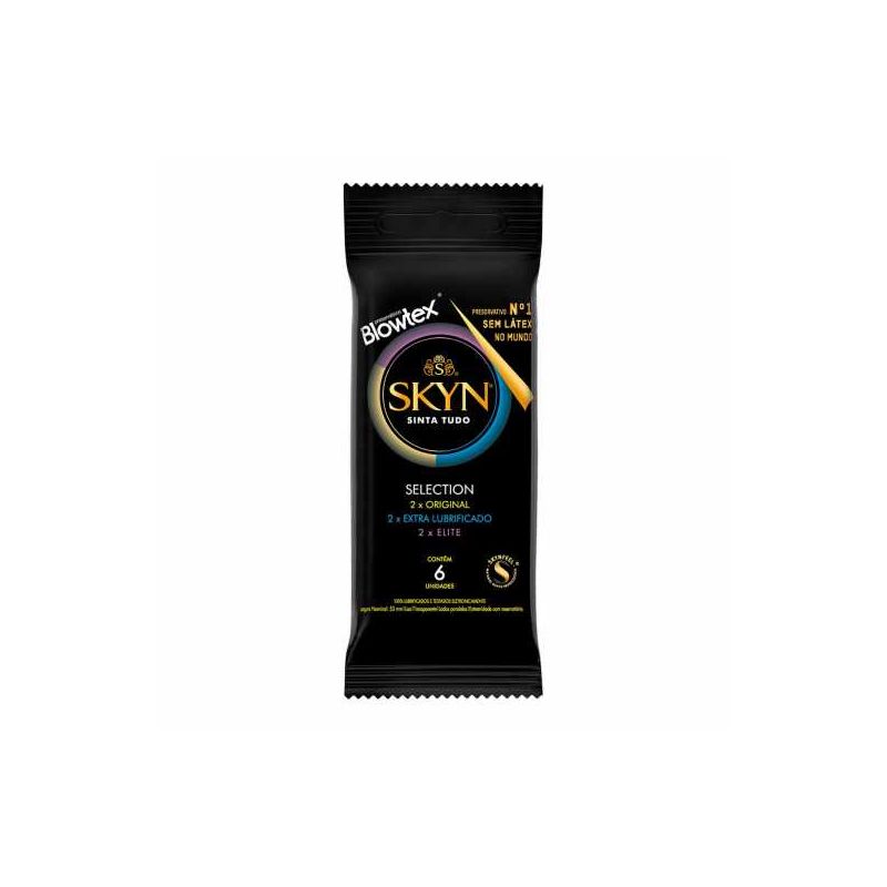 PRESERVATIVO SKYN SELECTION COM 6 UNIDADES
