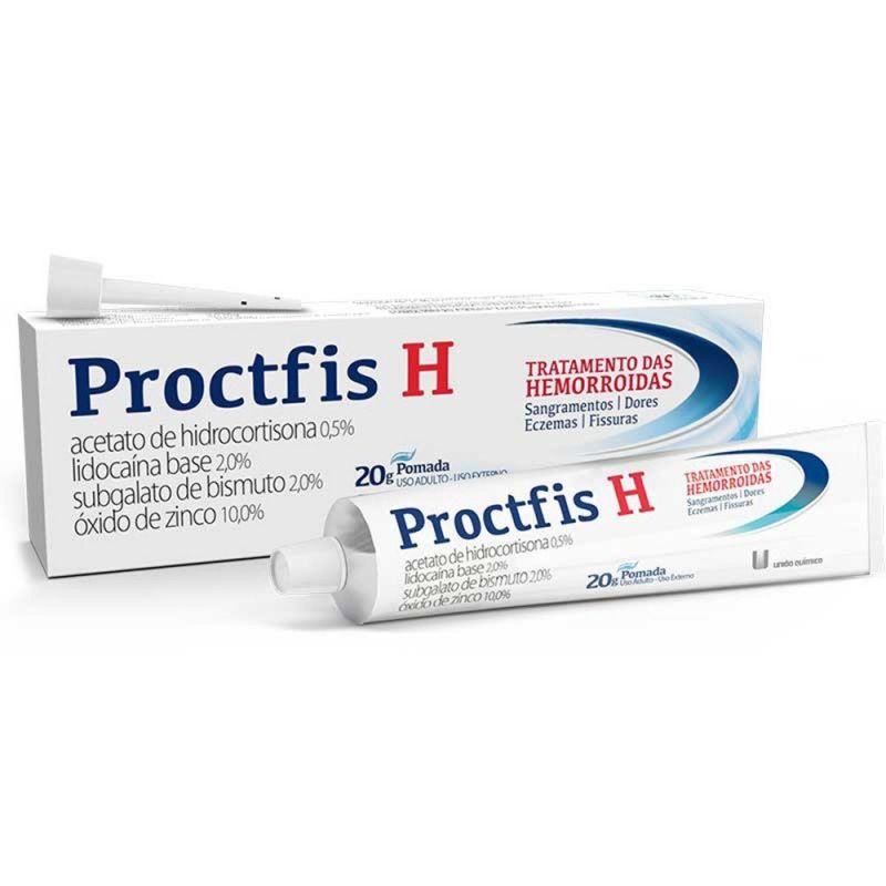 PROCTFIS H POMADA 20GRAMAS 10 APLICADORES-UNIÃOQUIMICA-