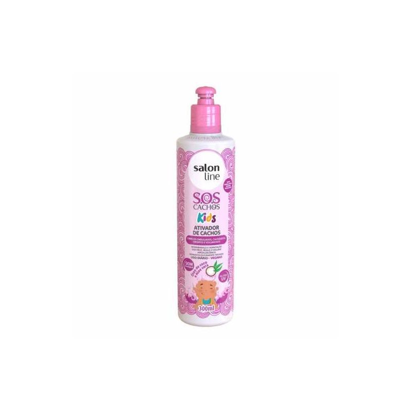 ATIVADOR DE CACHOS SALON LINE S.O.S CACHOS KID'S 300ML