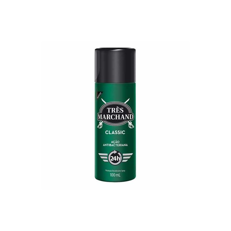DESODORANTE SPRAY TRÊS MARCHAND CLASSIC 100ML