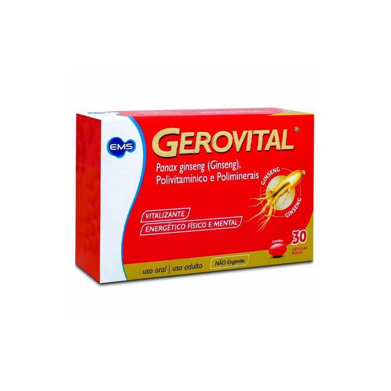 GEROVITAL COM 30 CÁPSULAS