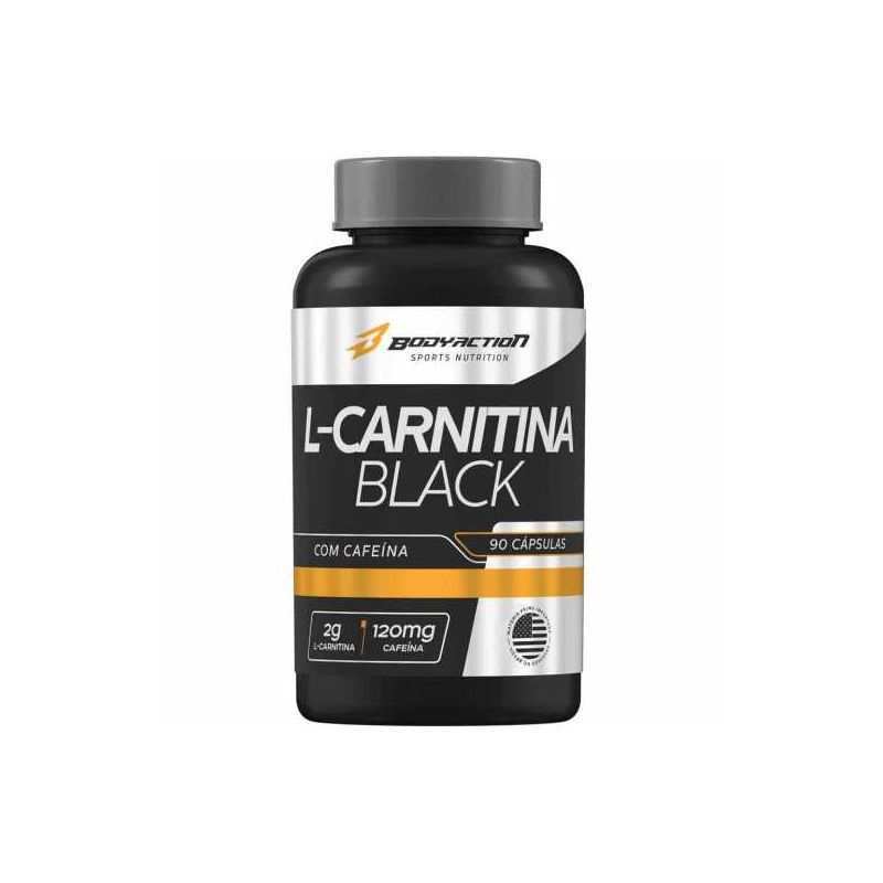 L-CARNITINA BLACK BODYACTION FRASCO COM 90 CÁPSULAS