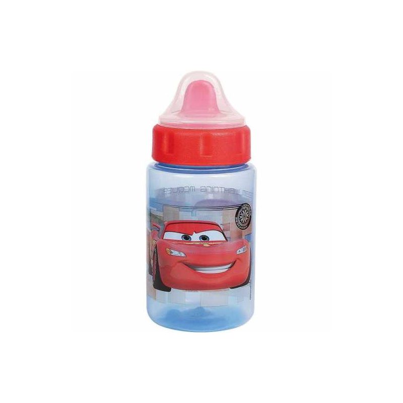 COPO BABY GO COM TAMPA E VALVULA CARROS AZUL 340ML 