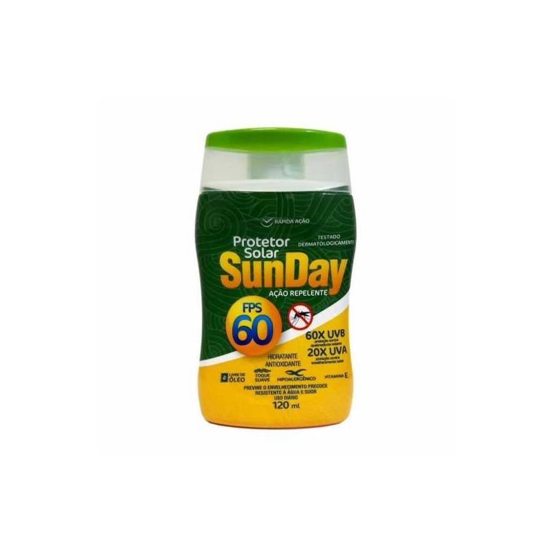 PROTETOR SOLAR SUNDAY FPS 60 120 ML