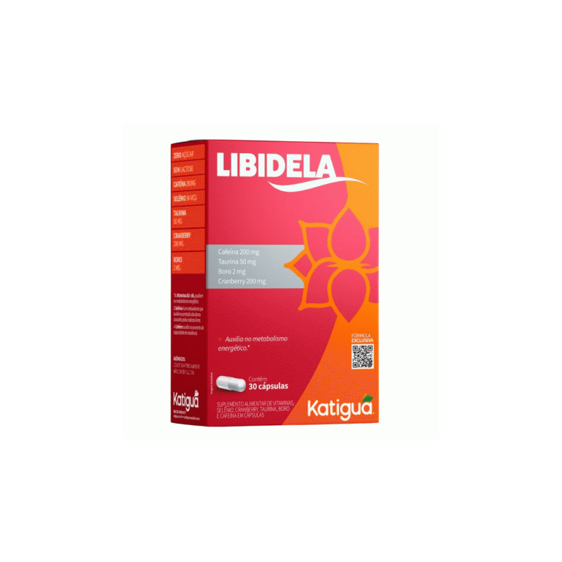 LIBIDELA COM 30 CÁPSULAS-KATIGUA