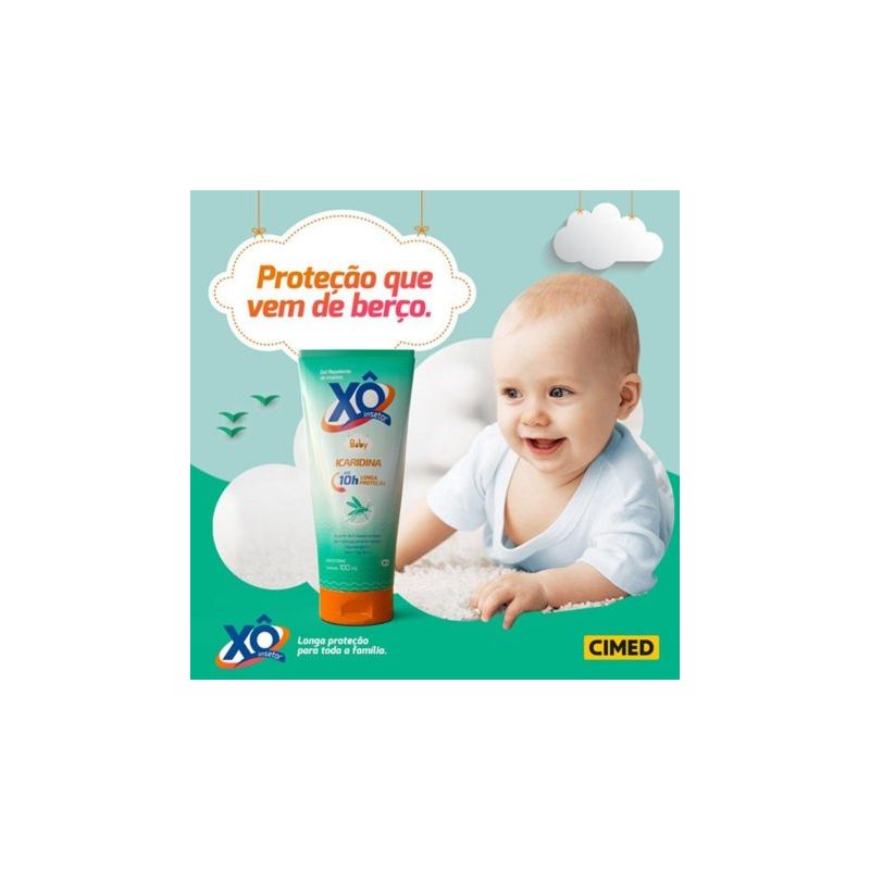 REPELENTE XO INSETO BABY ICARIDINA GEL 100ML