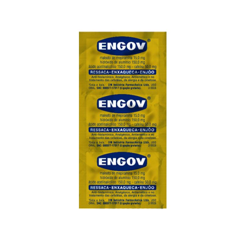 ENGOV COM 6 COMPRIMIDOS