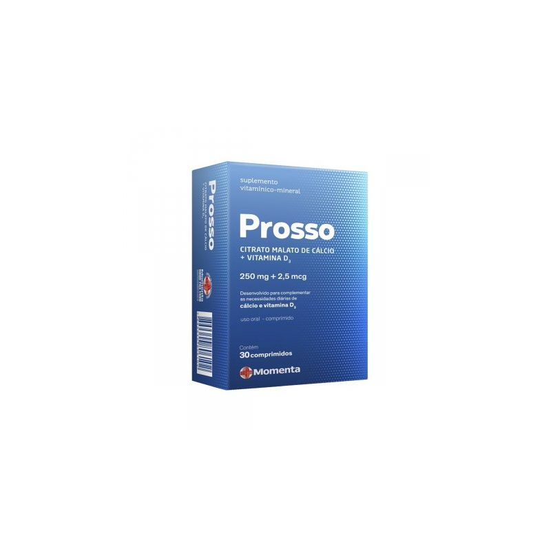 PROSSO 250MG+2,5MCG COM 30 COMPRIMIDOS