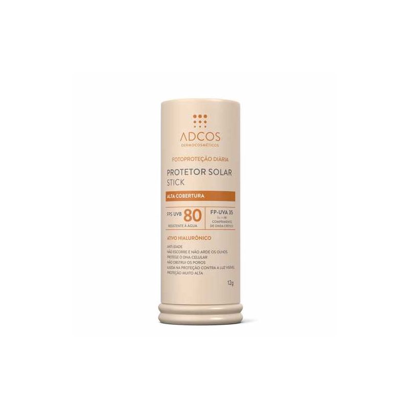 ADCOS PROTETOR SOLAR STICK CLARA FPS80 12G