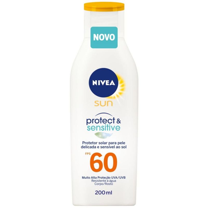 PROTETOR SOLAR NIVEA SUN KIDS SENSITIVE FPS60 COM 100ML