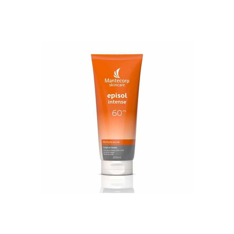PROTETOR SOLAR EPISOL INTENSE FPS60 CORPO E ROSTO 200ML