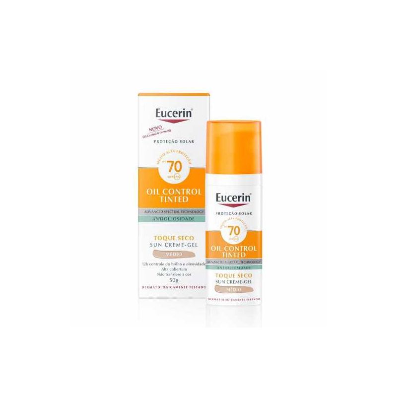 EUCERIN OIL CONTROL FPS70 ANTIOLEOSIDADE MEDIO 50G