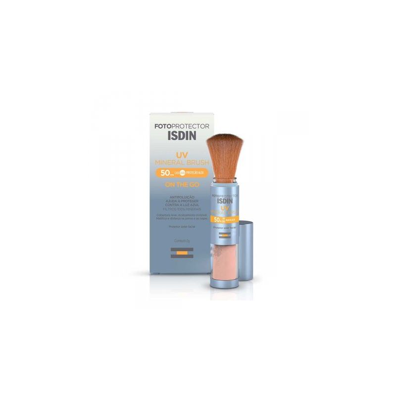 PROTETOR SOLAR EM PO ISDIN UV MINERAL BRUSCH FPS50 COM 2G