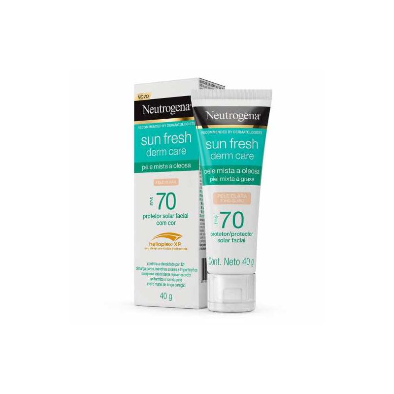 NEUTROGENA SUN DERM CARE PELE CLARA FPS70 40G