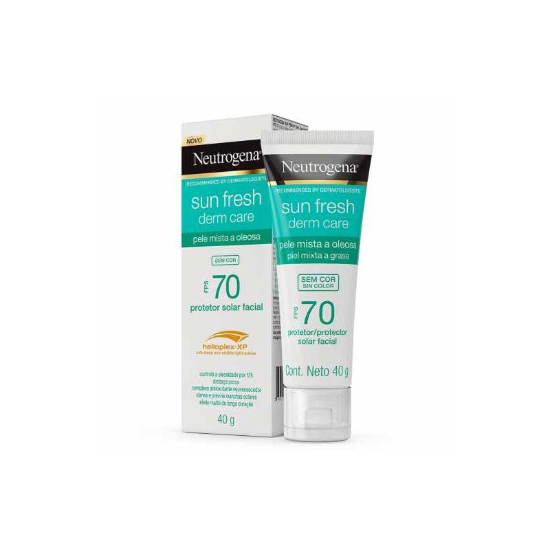NEUTROGENA SUN FRESH PELE MISTA A OLEOSA FPS70 40G
