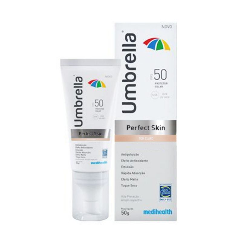 PROTETOR SOLAR UMBRELLA PERFECT SKIN TOM CLARO 50G