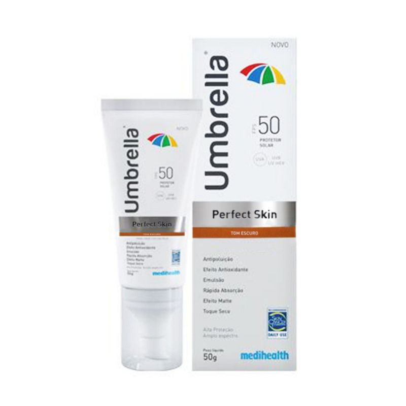 PROTETOR SOLAR UMBRELLA PERFECT SKIN TOM ESCURO  50G
