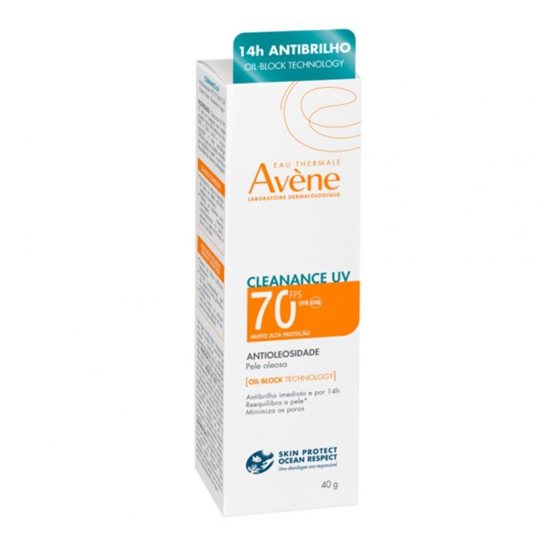PROTETOR SOLAR AVENE CLEANANCE UV ANTIOLEOSIDADE FPS70 40G