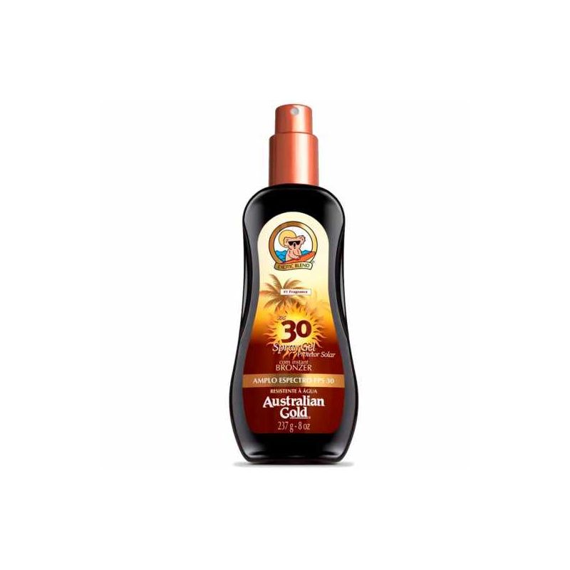 AUSTRALIAN GOLD SPRAY GEL SUNSCREEN 30 237G