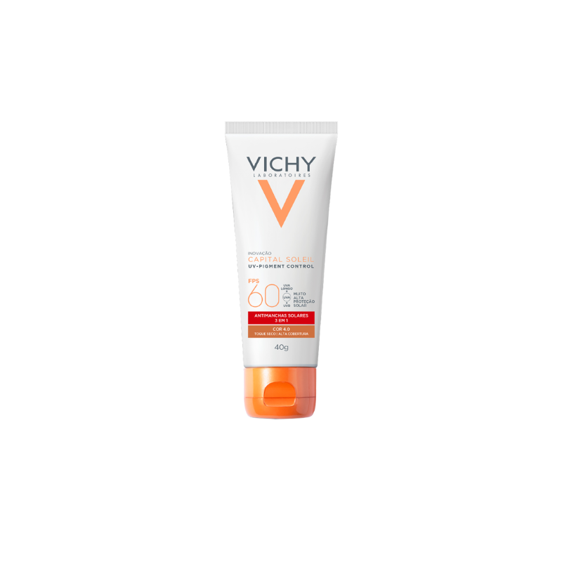 PROTETOR SOLAR FACIAL VICHYCONTROL FPS60 COR 4.0 40G