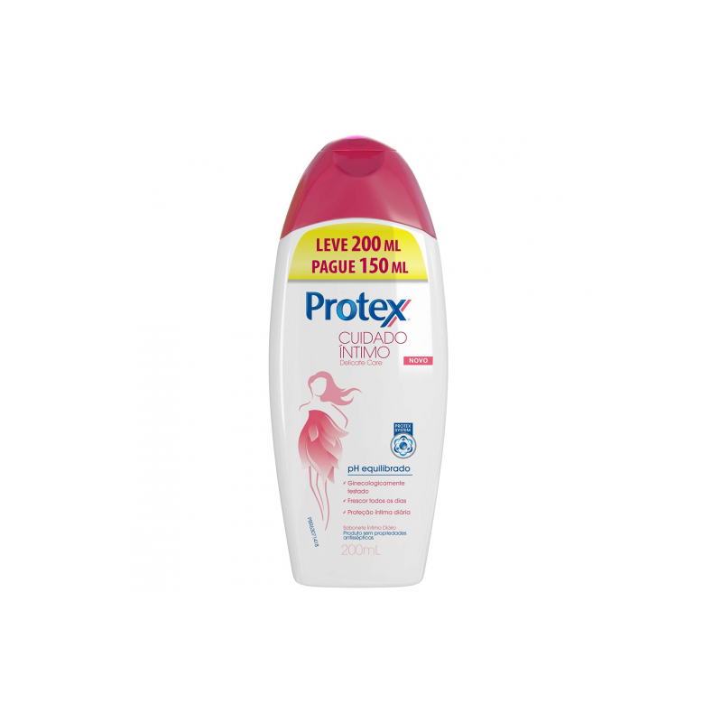 SABONETE LIQUIDO ÍNTIMO  PROTEX DELICATE CARE 200ML