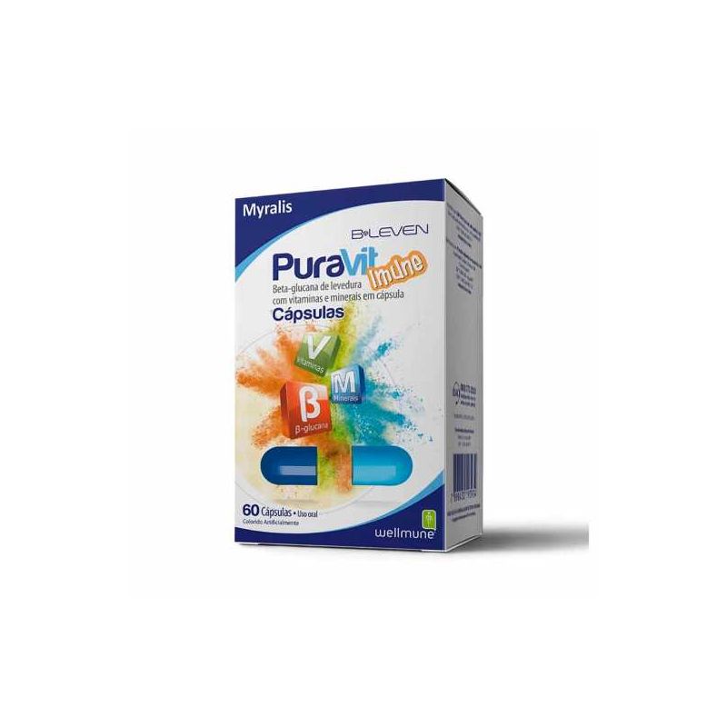 PURAVIT IMUNE  COM 60 CÁPSULAS-MYRALIS-
