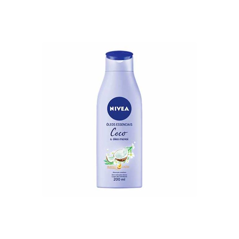 LOÇÃO HIDRATANTE NIVEA ÓLEOS ESSENCIAIS COCO 200ML