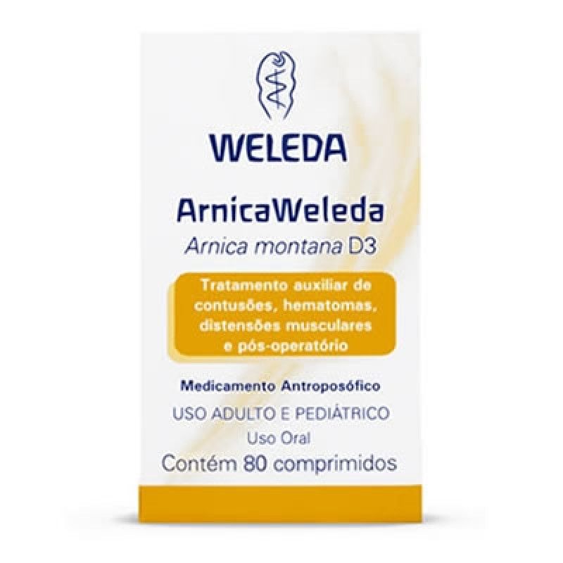 ARNICA WELEDA COM 80 COMPRIMIDOS-WELEDA-
