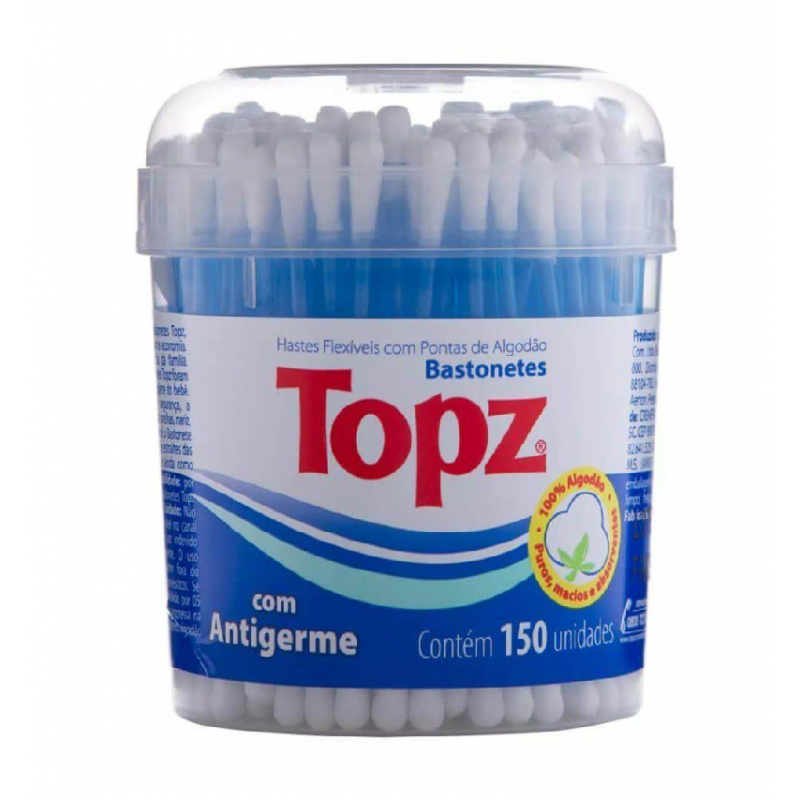 BASTONETES TOPZ POTE COM 150 UNIDADES 