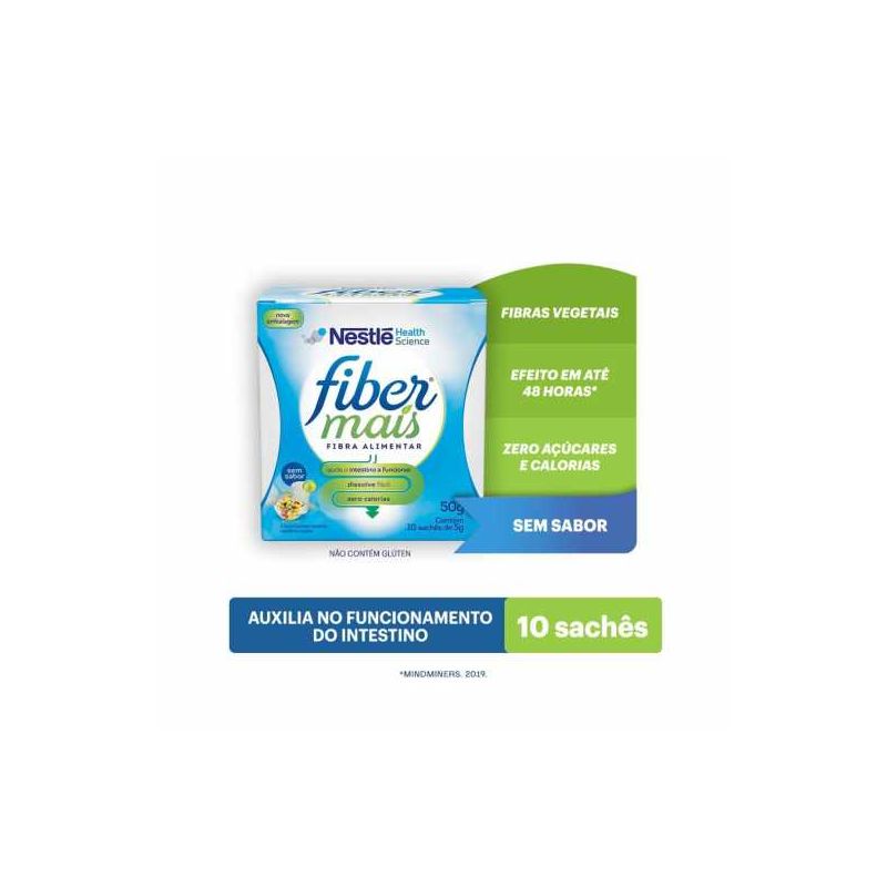 FIBER MAIS 10 SACHES DE 5 GRAMAS CADA