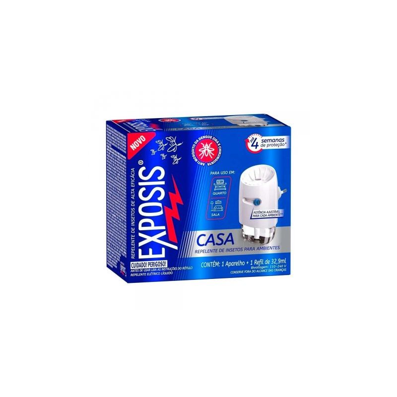 EXPOSIS ELETRICO CASA 45 NOITES 1 APARELHO + 1 REFIL DE 32,9