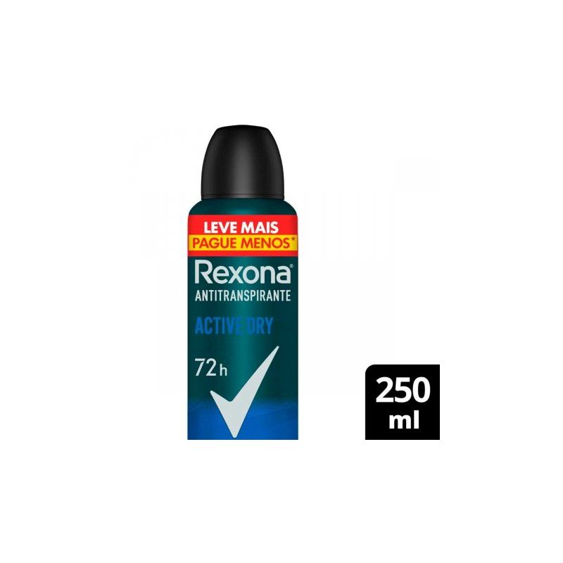 DESODORANTE REXONA MEANTITRANSPIRANTE ACTIVE DRY 250ML