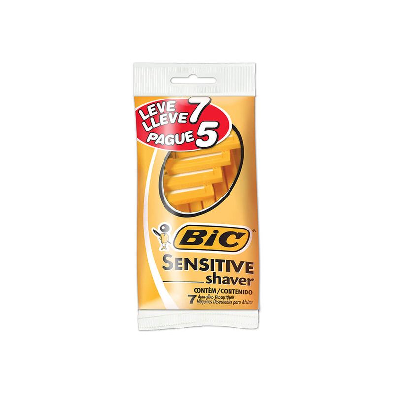 APARELHO DE BARBEAR BIC SENSITIVE LEVE 7 PAGUE 6