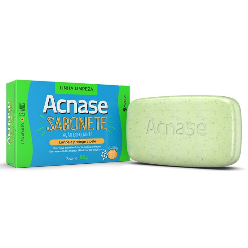 SABONETE EM BARRA ACNASE CLEAN ESFOLIANTE 80G